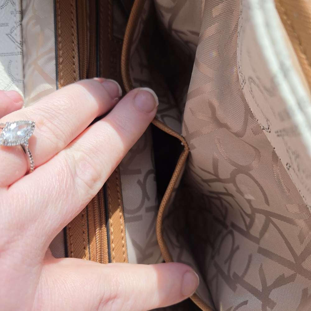 Calvin Klein Hudson Cargo Signature BackPack NWOT - Picture 7 of 9